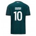 Maillot de foot AS Monaco Aleksandr Golovin #10 Extérieur vêtements 2024-25 Manches Courtes
